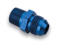 981666 - -6 AN TO 3/8 NPT STRAIGHT ALUMINUM ADAPTER FITTING